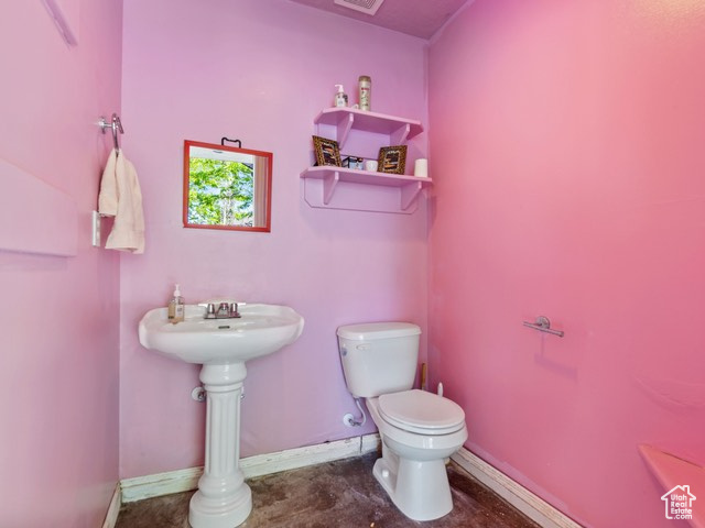 Bathroom with toilet