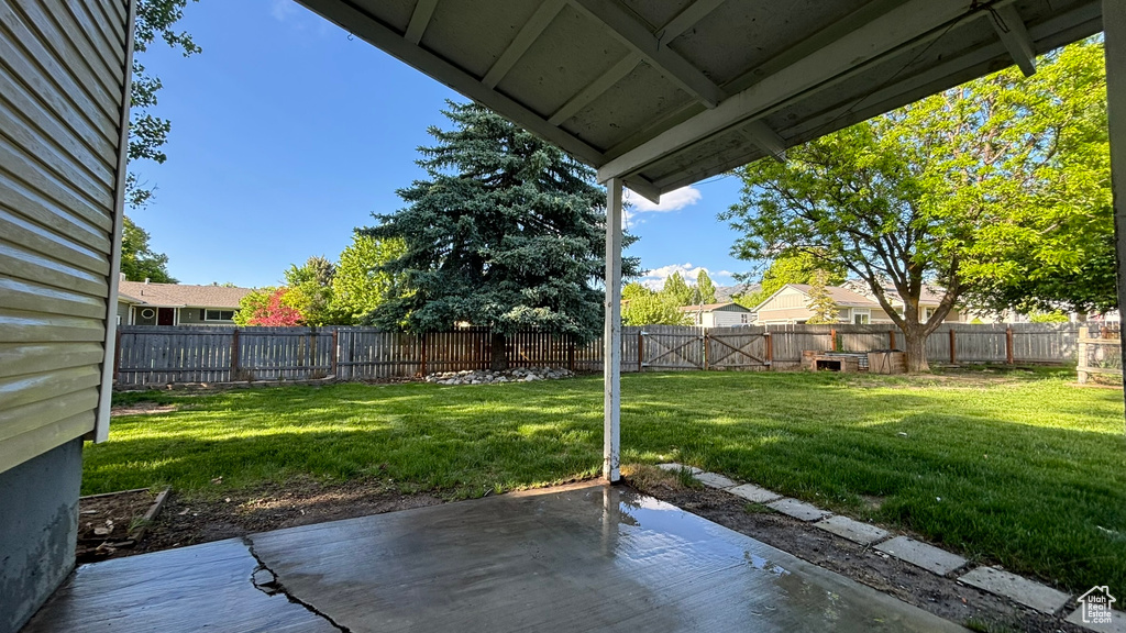 View of patio