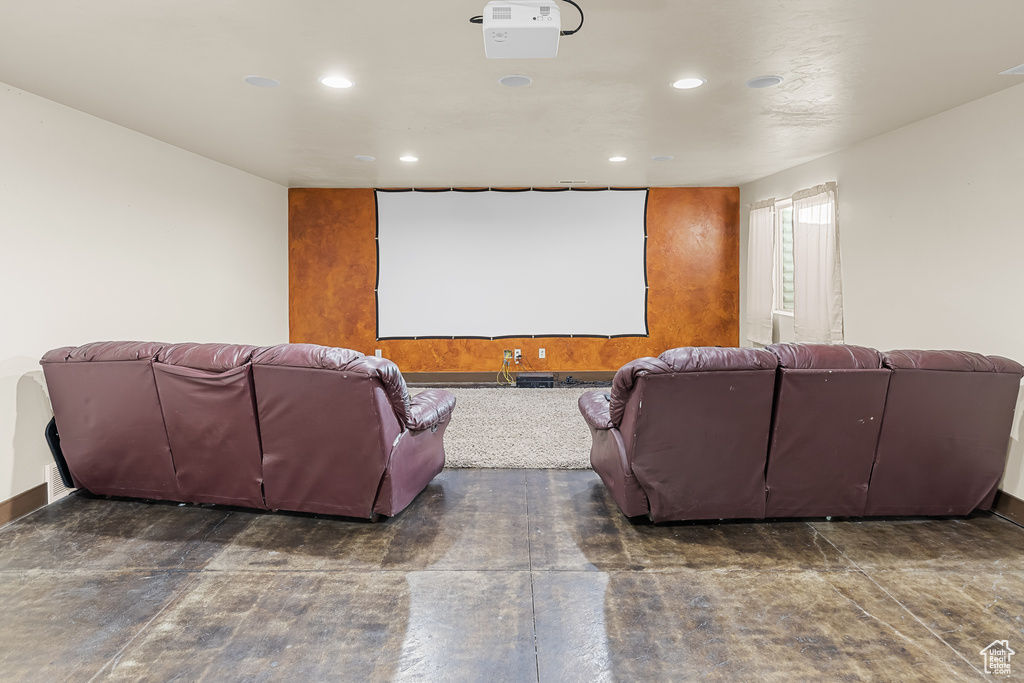 View of home theater