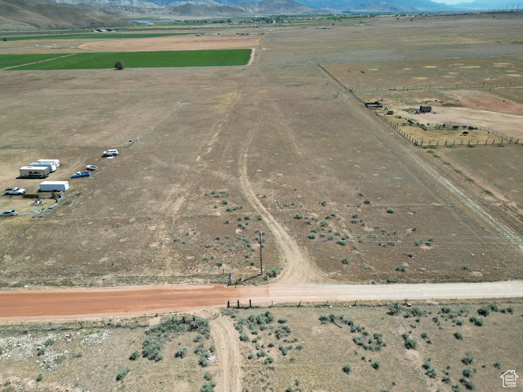 Bird's eye view featuring a rural view