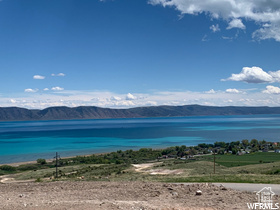 View of water feature featuring a mountain view