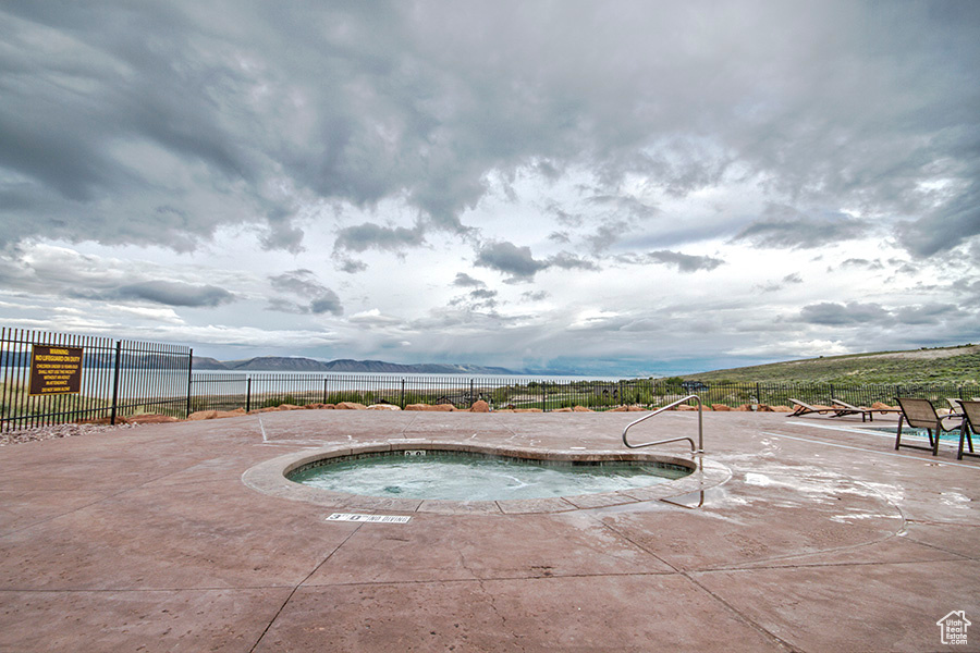 View of pool