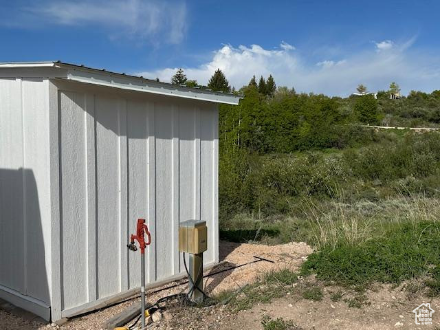 View of outdoor structure