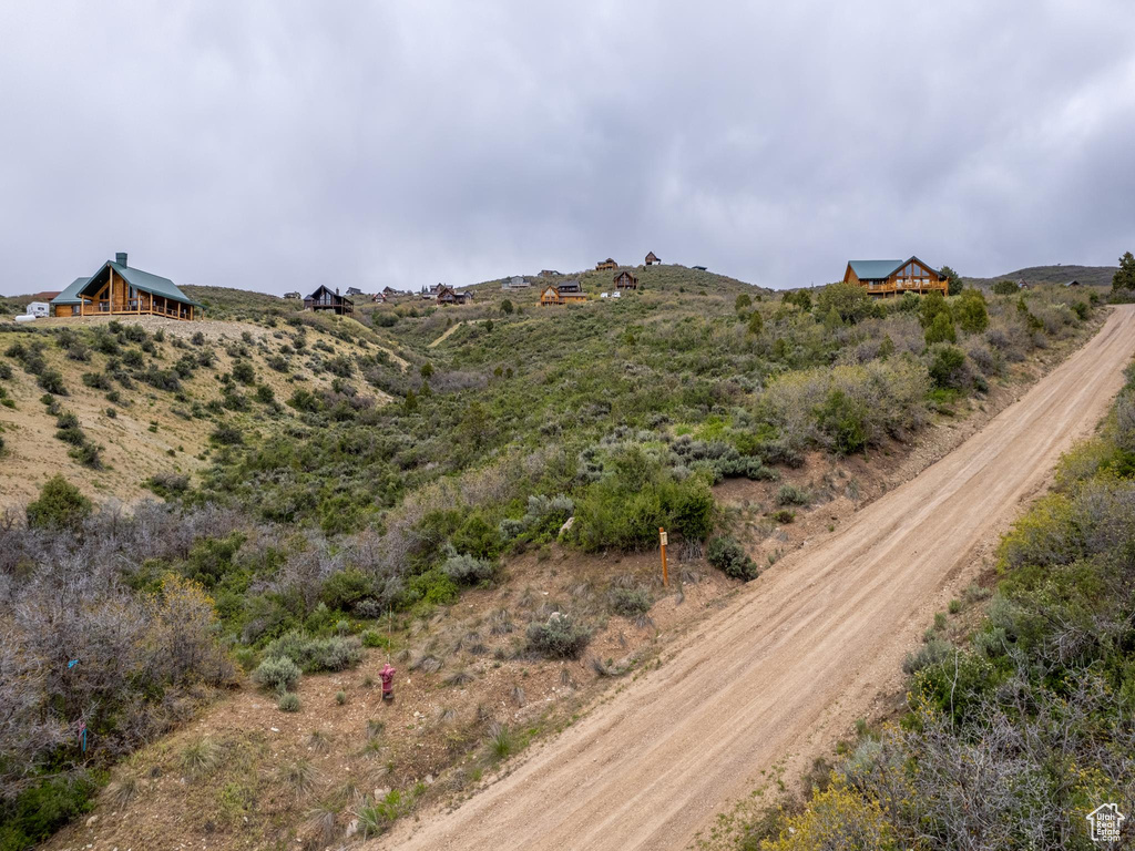 View of mountain feature featuring a rural view