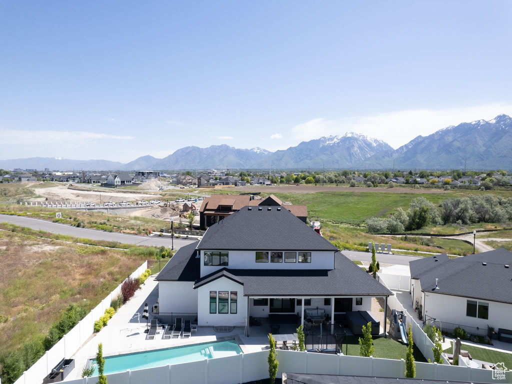 View of property view of mountains