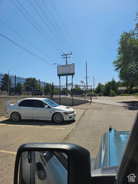 View of vehicle parking