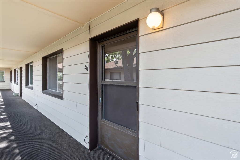 View of property entrance