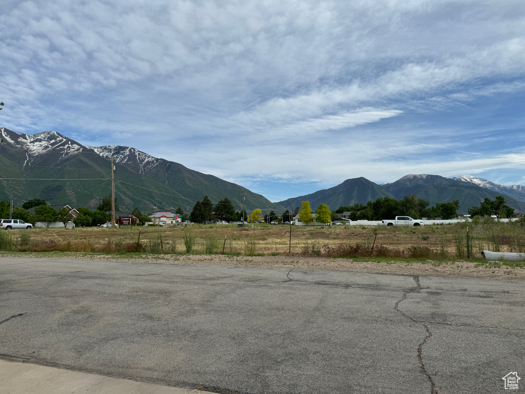 Mountain view with a rural view