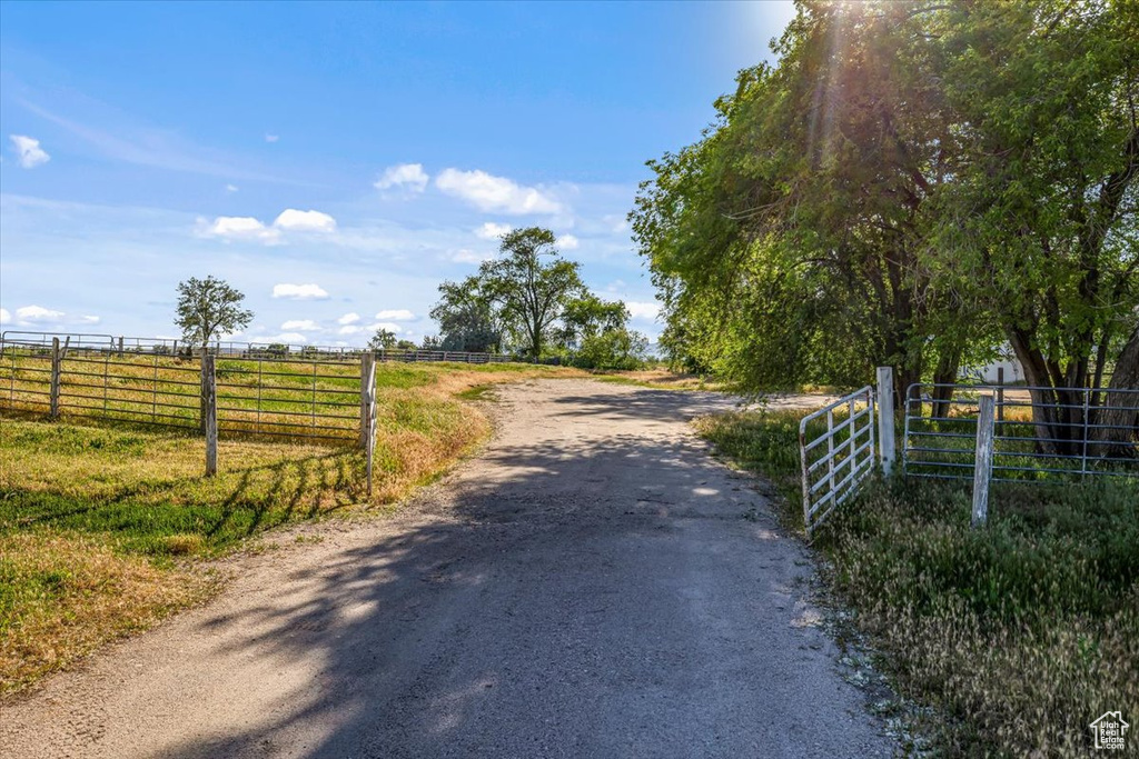 View of road featuring a rural view