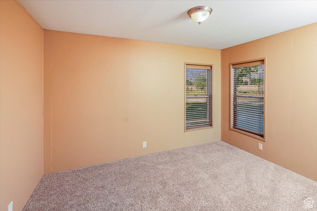 Spare room with carpet flooring