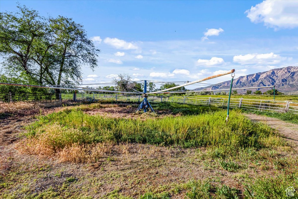 Exterior space featuring a mountain view and a rural view