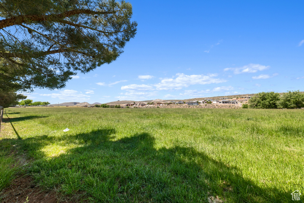 View of yard featuring a rural view