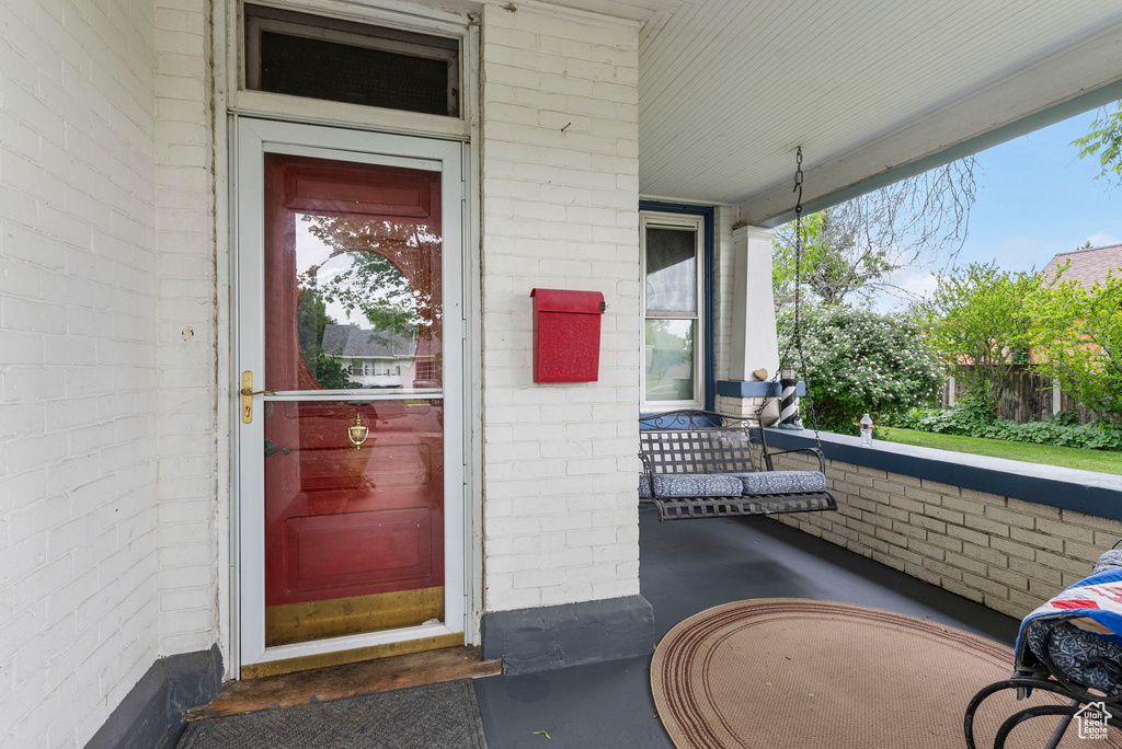 View of property entrance