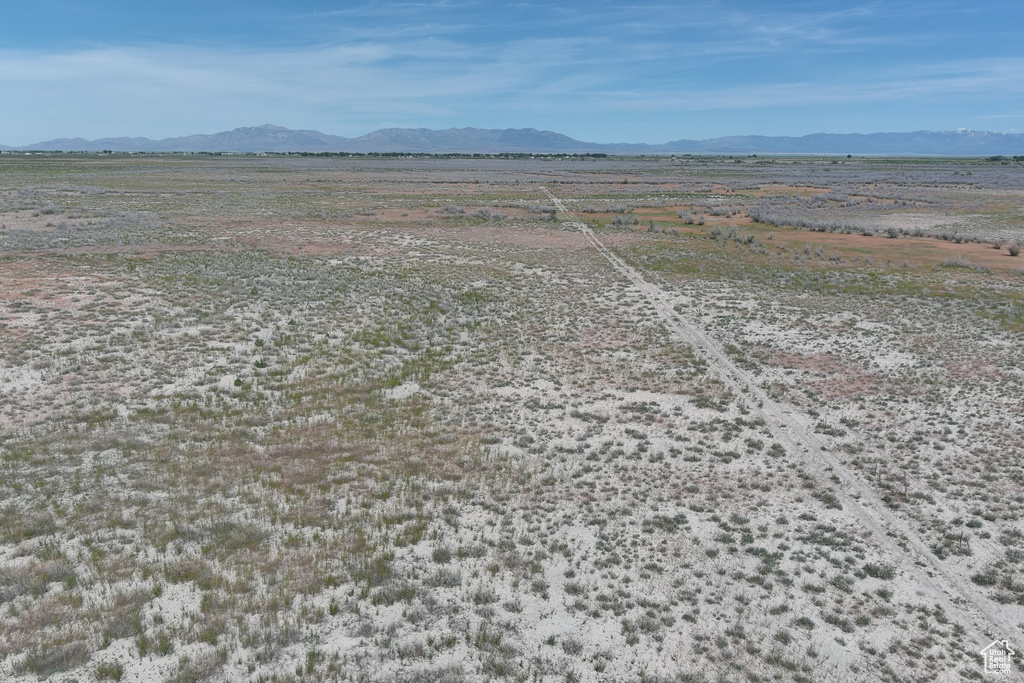 Bird's eye view with a rural view and a mountain view