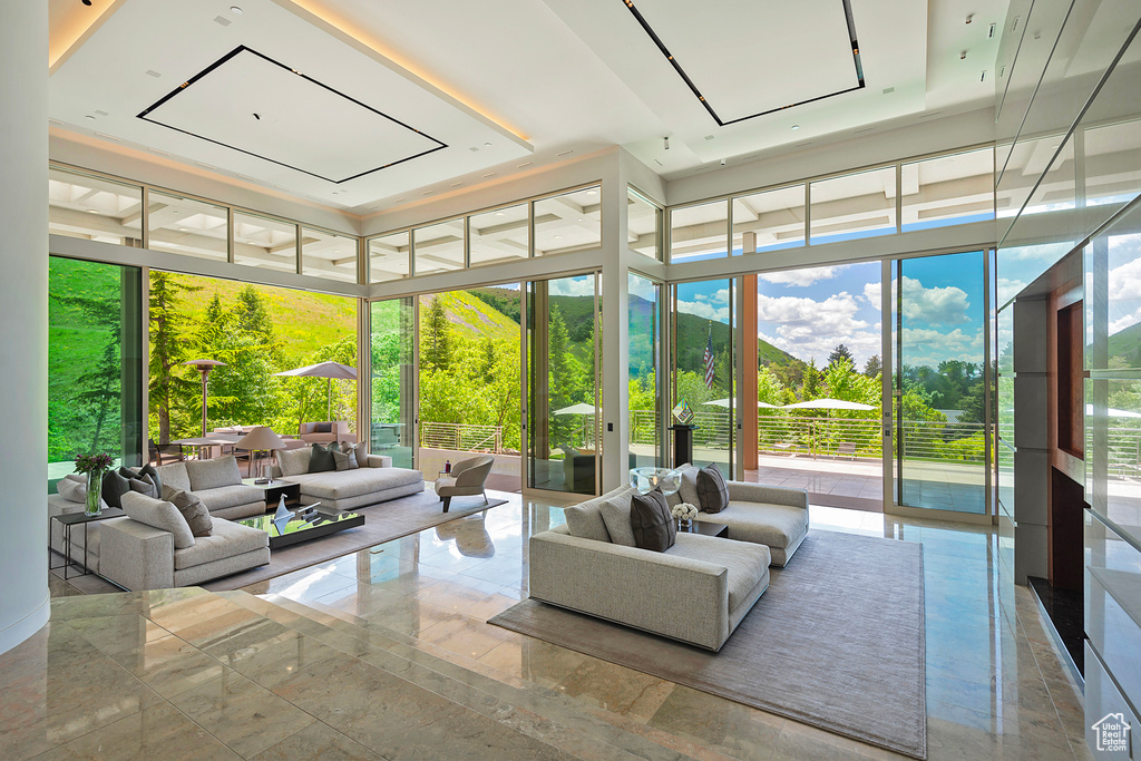 Sunroom with a wealth of natural light