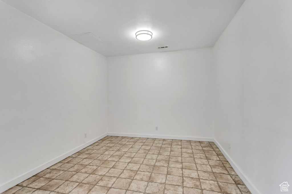 View of tiled empty room