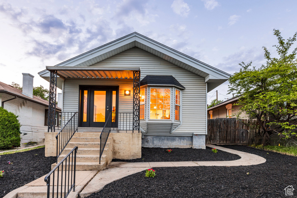 View of bungalow-style house