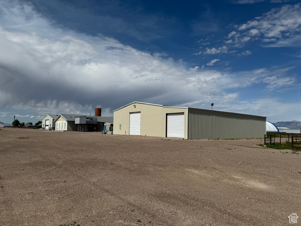 View of shed / structure with a garage