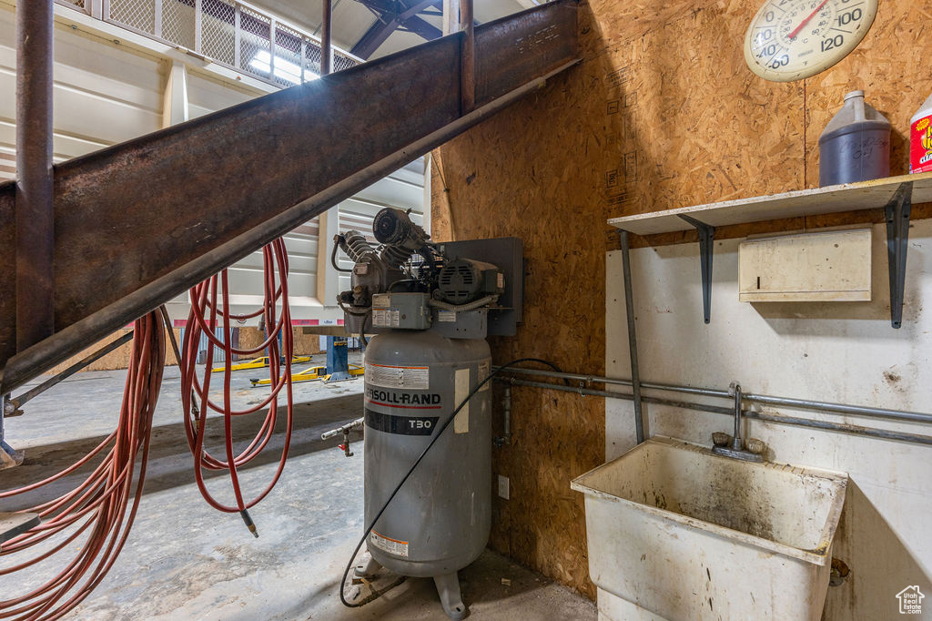 Interior space with sink