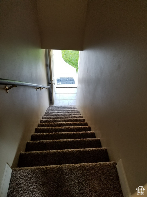 View of stairs