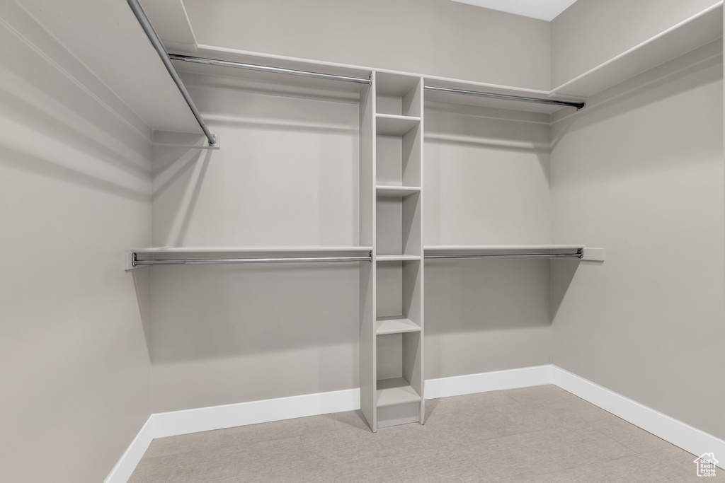 View of spacious closet