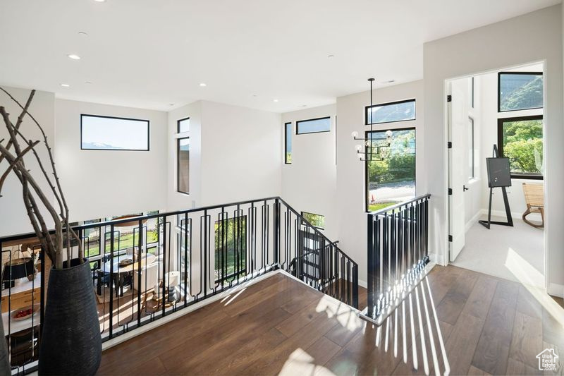 Interior space with wood-type flooring