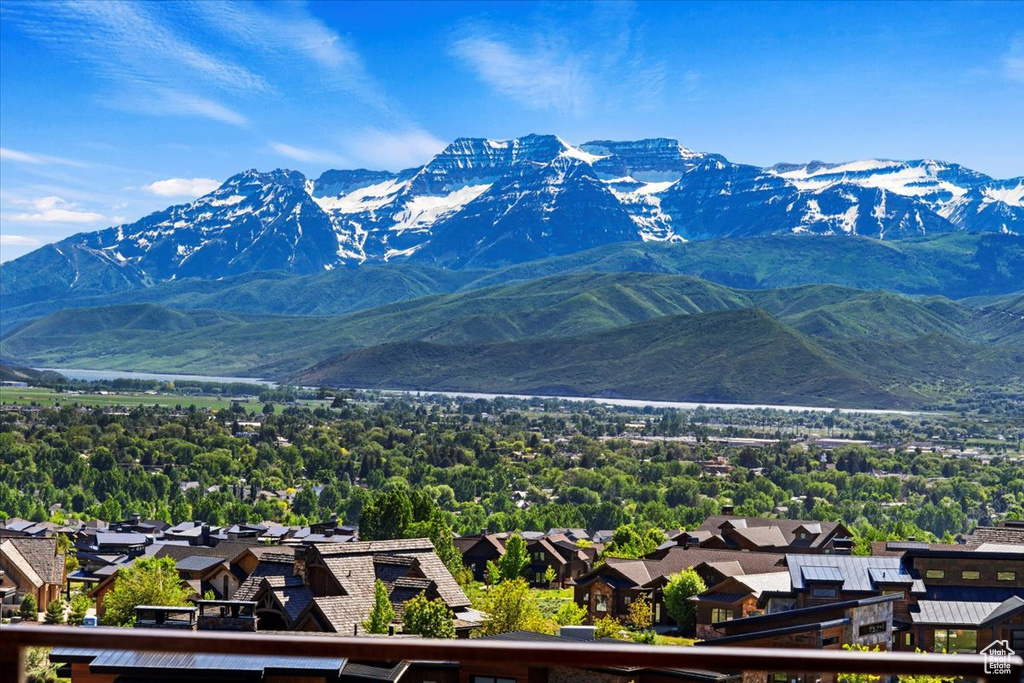 View of property view of mountains