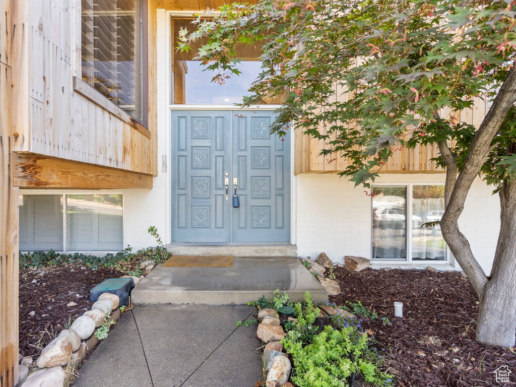 View of entrance to property