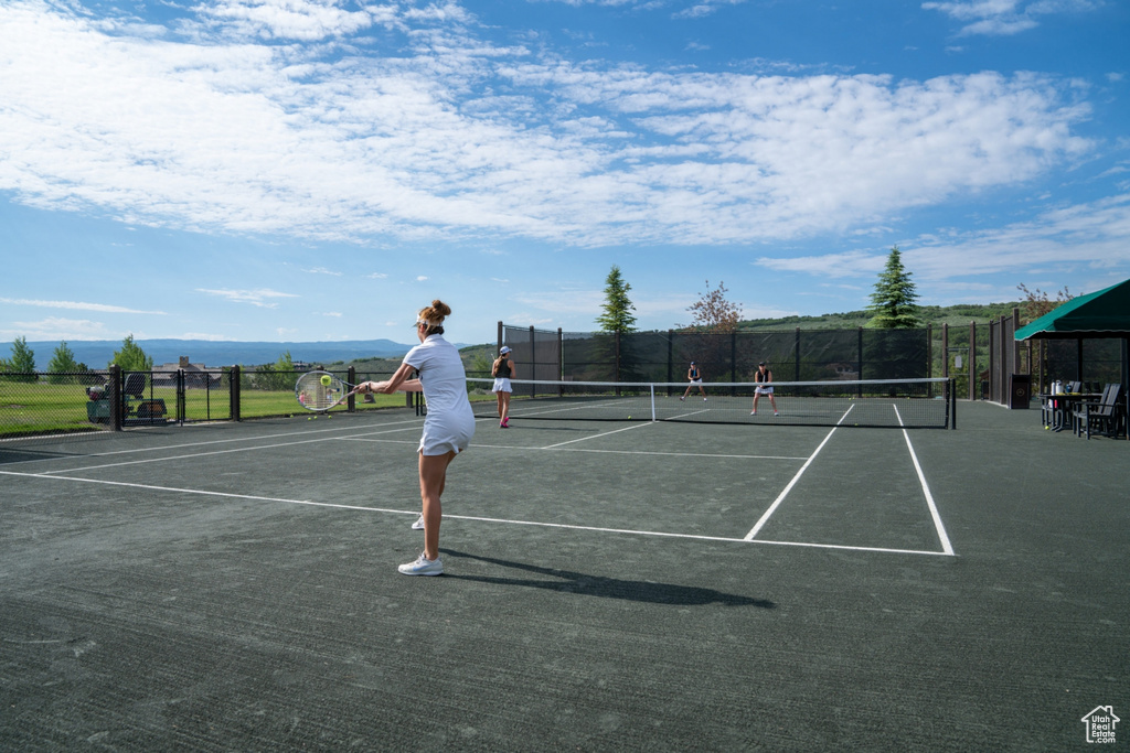 View of sport court