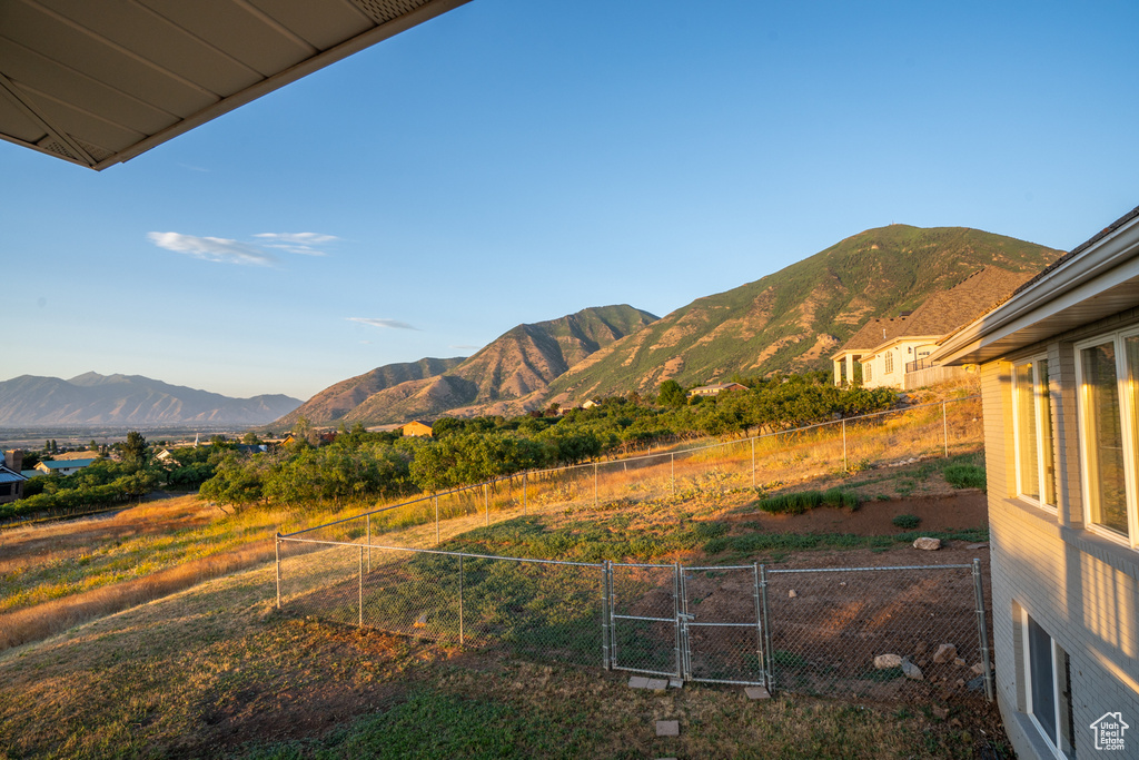 View of property view of mountains