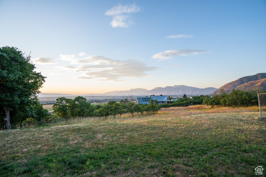 Property view of mountains featuring a rural view