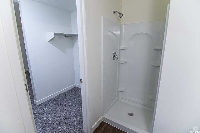 Bathroom with walk in shower