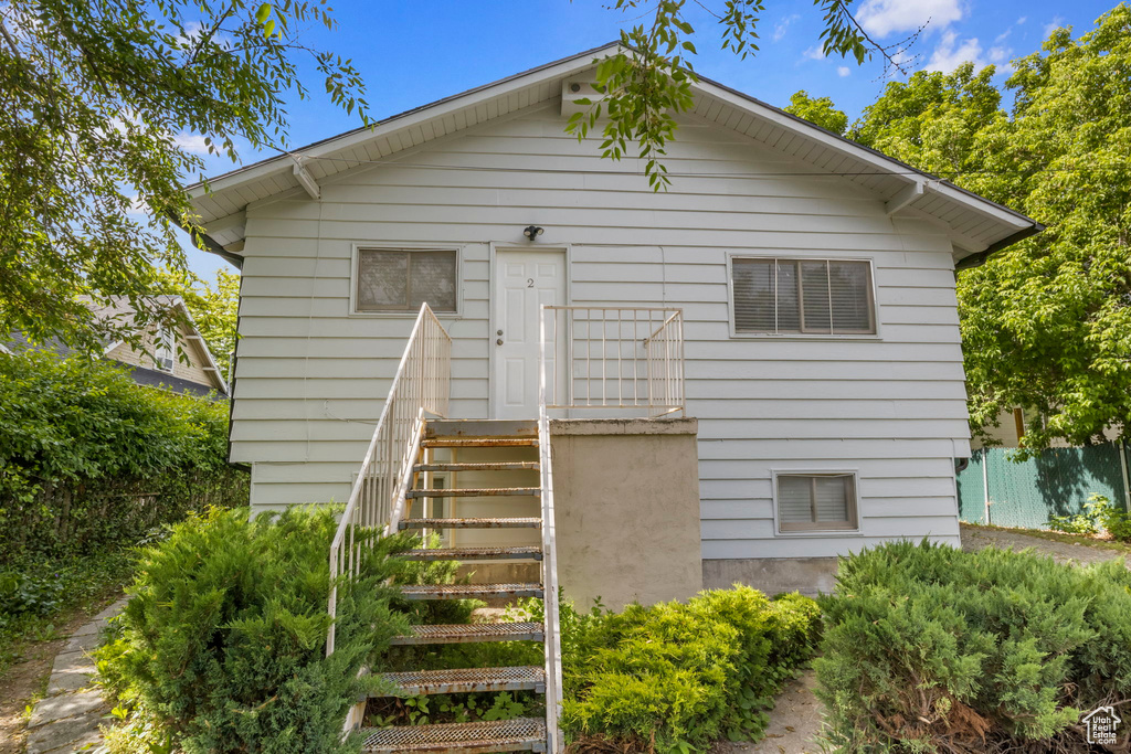 View of bungalow-style home