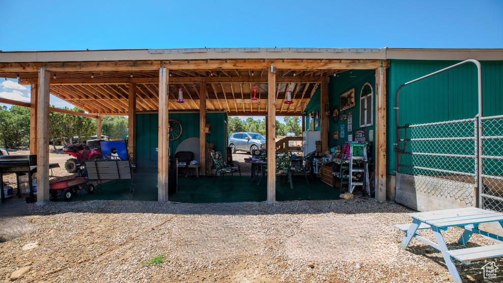 View of dock area