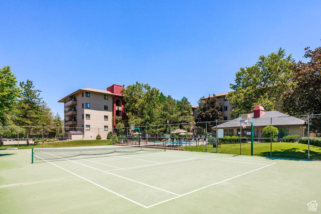 View of sport court