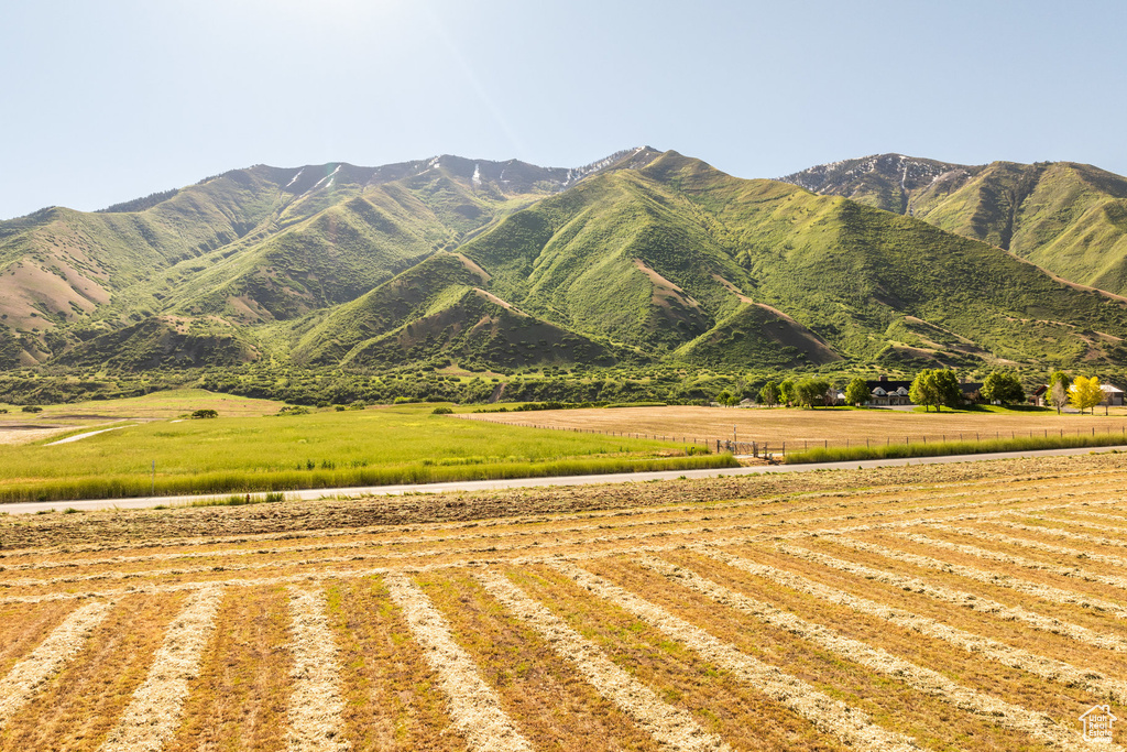 Mountain view with a rural view