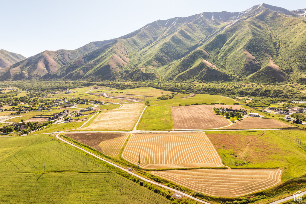 Mountain view with a rural view