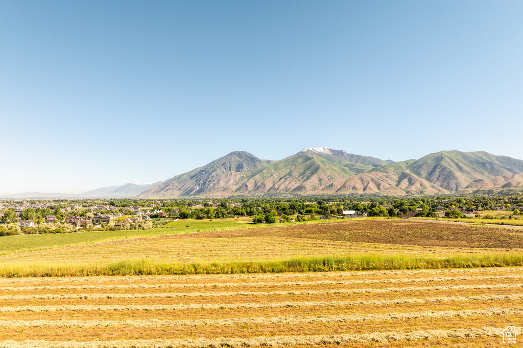 Mountain view with a rural view