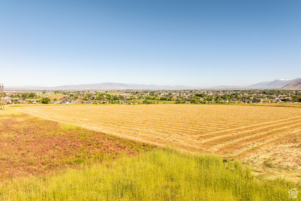 Mountain view featuring a rural view