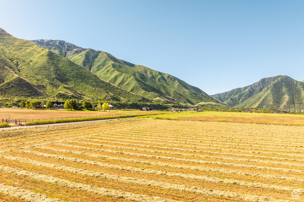 View of mountain feature featuring a rural view