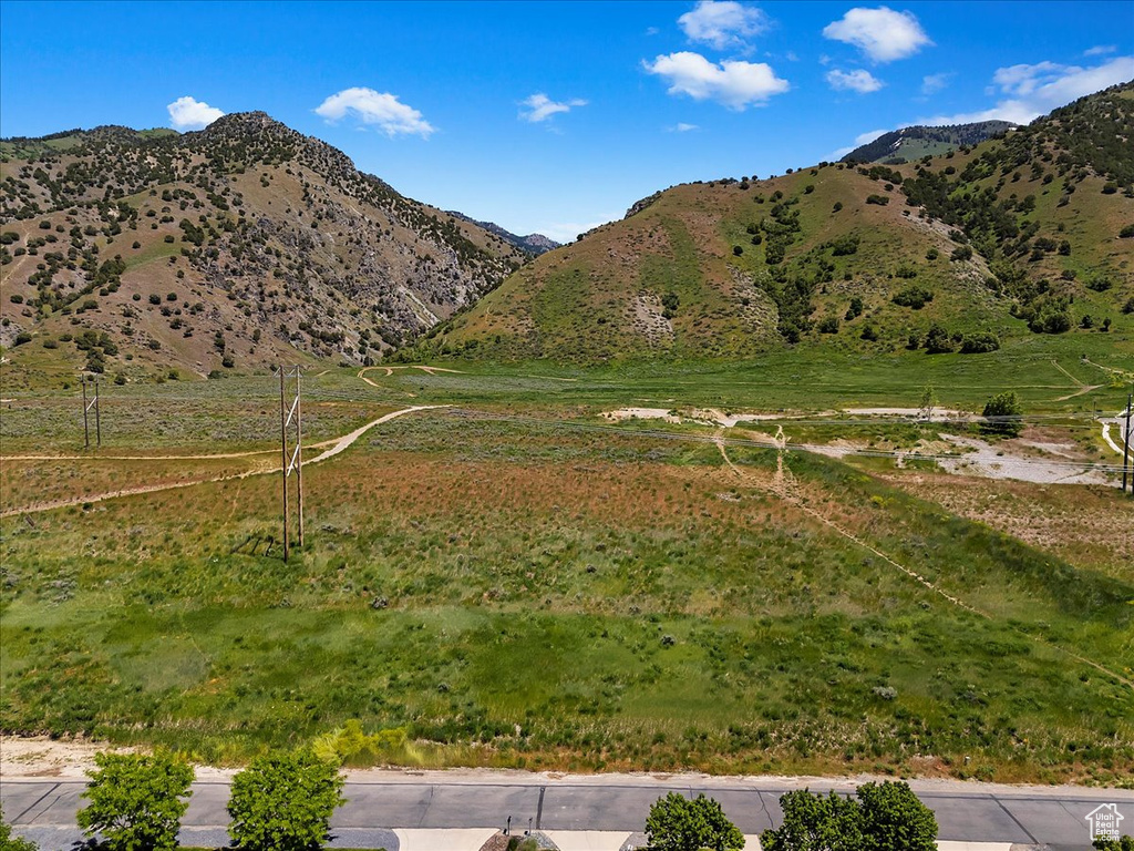 Property view of mountains featuring a rural view