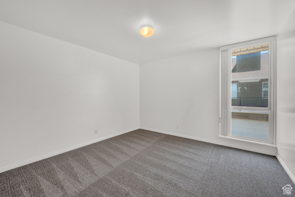 Empty room featuring plenty of natural light and carpet floors