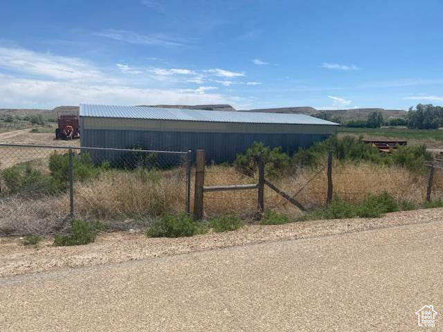 View of yard featuring a rural view