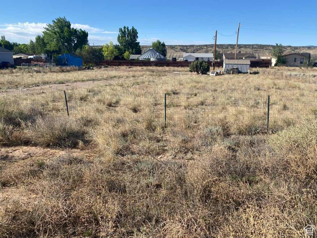 View of yard featuring a rural view