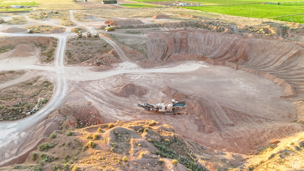 Aerial view featuring a rural view