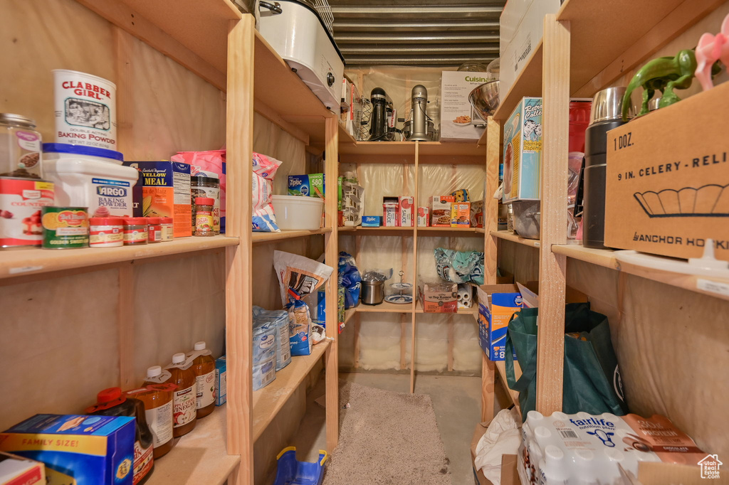 View of storage room