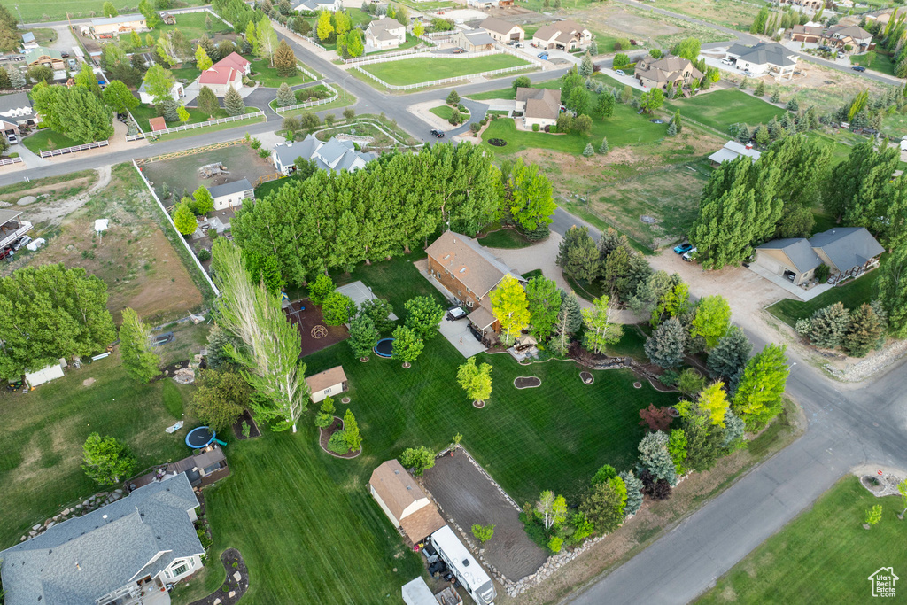 View of property location with nearby suburban area