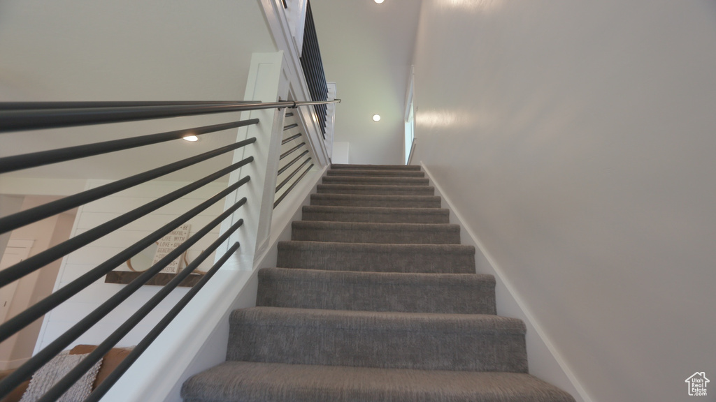 View of stairway