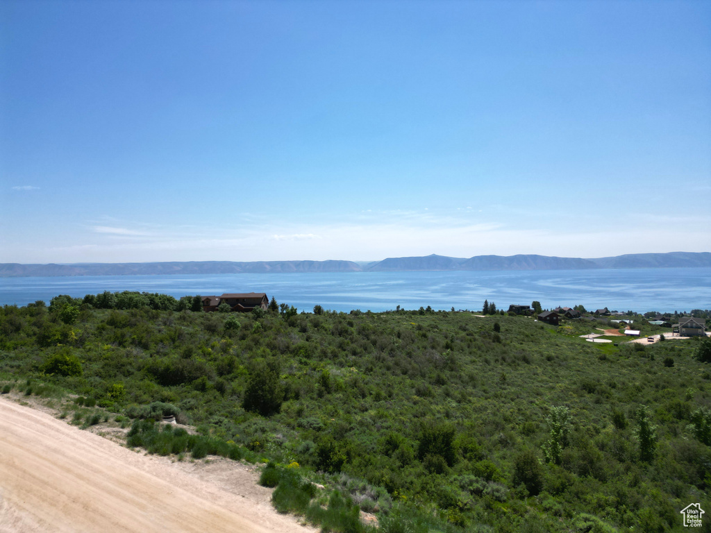 Water view featuring a mountain view