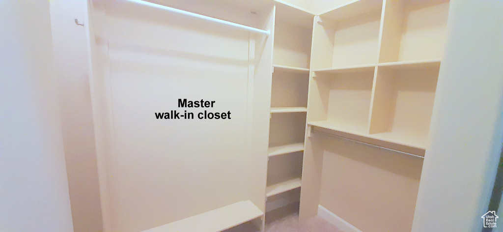 View of spacious closet